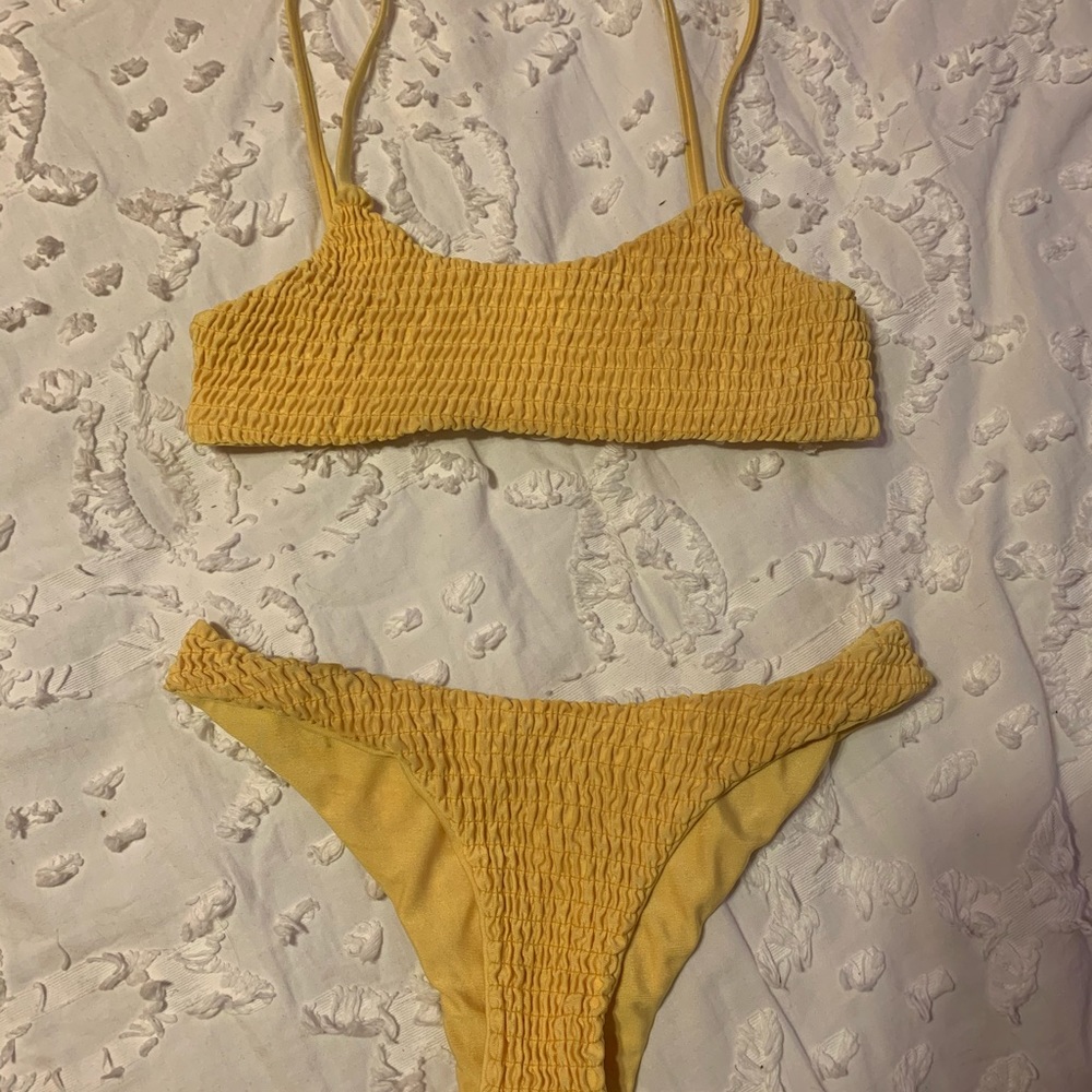 Zaful yellow bikini